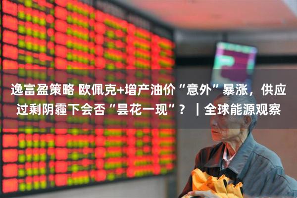 逸富盈策略 欧佩克+增产油价“意外”暴涨，供应过剩阴霾下会否“昙花一现”？｜全球能源观察